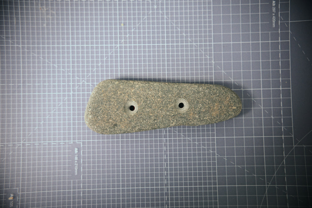 Medium pinch climbing hold made from a natural coastal stone (STO061)